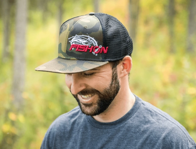Camo trucker cap