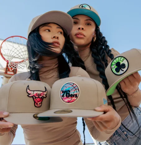 New Era snapbacks with team logos