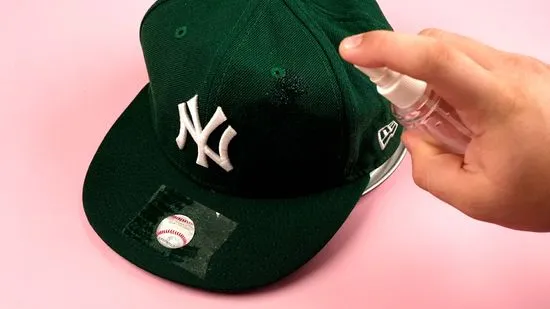 cleaning embroidered caps